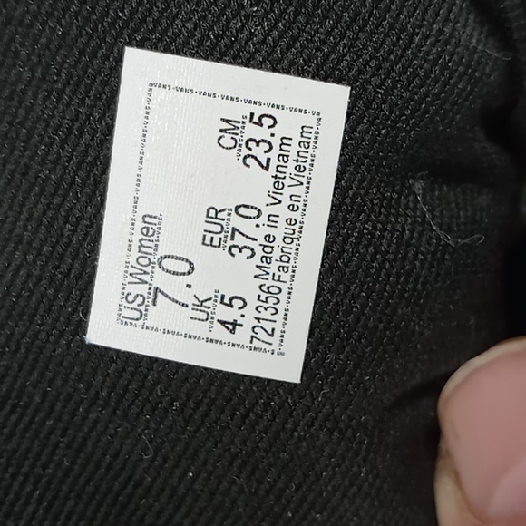 Vans- Tennis Sneakers - Doheny Cherry Blossoms Checkerboard Size 7 - Picture 6 of 10